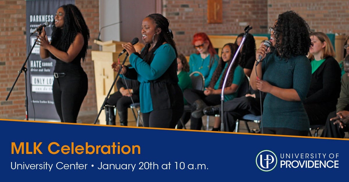 MLK Celebration at the University Center on January 20th at 10 a.m.